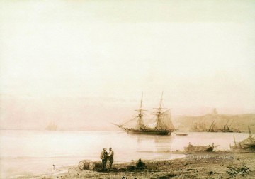 イワン・アイヴァゾフスキー海岸 海景 Oil Paintings